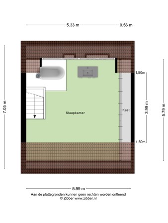Floorplan - De Schans 75, 5011 EN Tilburg