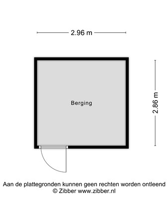 Floorplan - Clarissenhof 295, 5041 RV Tilburg