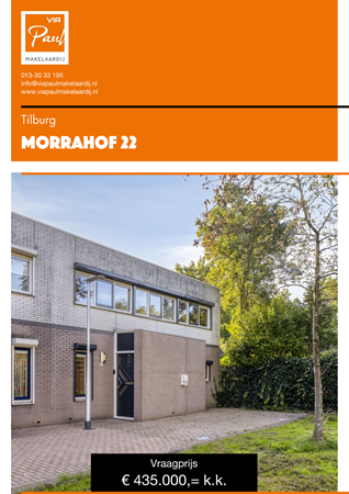 Brochure preview - brochure Morrahof 22 Tilburg