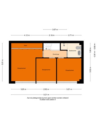 Floorplan - Morrahof 22, 5045 KJ Tilburg