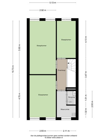 Floorplan - Galjoenstraat 12, 5017 CN Tilburg