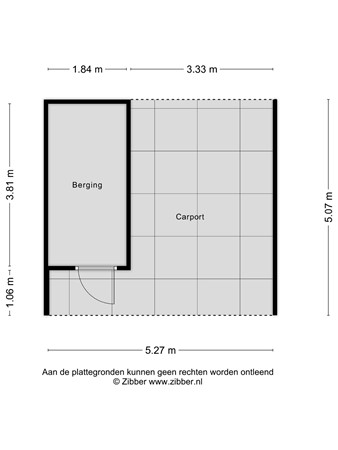 Floorplan - Galjoenstraat 12, 5017 CN Tilburg