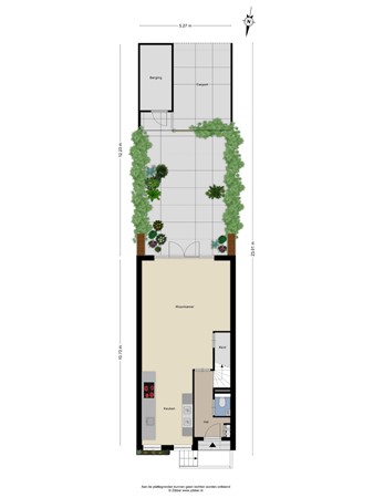 Floorplan - Galjoenstraat 12, 5017 CN Tilburg