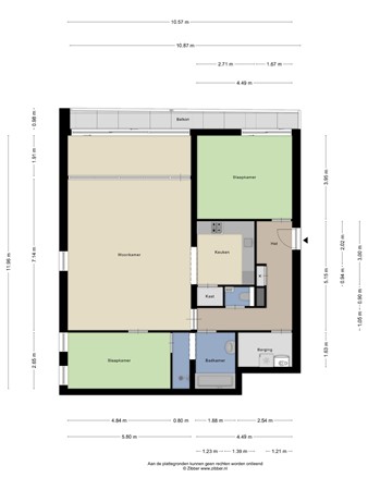 Floorplan - Ringbaan-Zuid 300, 5022 PR Tilburg