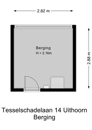 Tesselschadelaan 14, 1422 JD Uithoorn - Berging - 2D.jpg