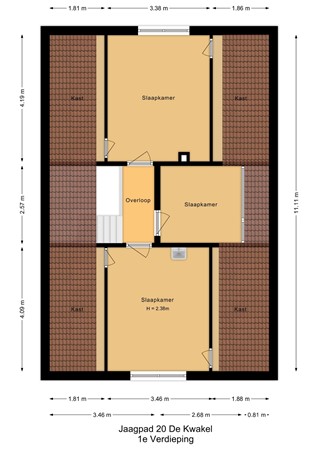 Jaagpad 20, 1424 PT De Kwakel - 1e Verdieping - 2D.jpg