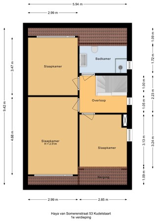 Haya van Somerenstraat 53, 1433 PG Kudelstaart - 1e verdieping - 2D.jpg