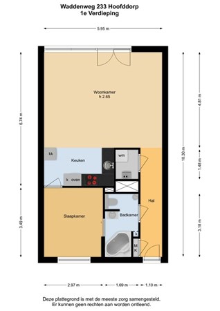 Waddenweg 233, 2134 XL Hoofddorp - plattegrond 1.jpg