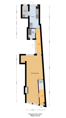 Hooigracht 90, 2312 KX Leiden - Begane grond - 2D.jpg