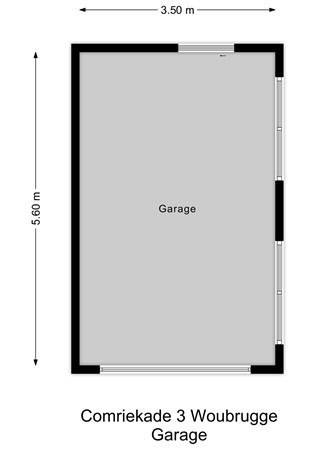 Comriekade 3, 2481 AD Woubrugge - Garage - 2D.jpg