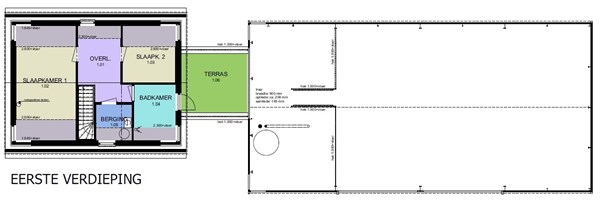 Steekterweg 75b, 2407 BE Alphen aan den Rijn - Plattegrond 1e Verdieping.jpg