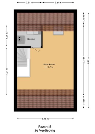 Fazant 5, 1422 WG Uithoorn - 2e Verdieping - 2D.jpg