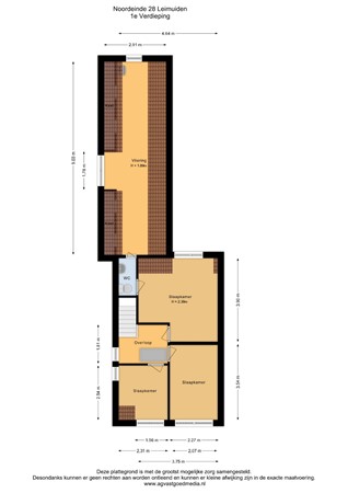 Noordeinde 28, 2451 AG Leimuiden - 1e Verdieping - 2D.jpg