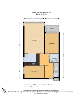 Graan voor Visch 16235, 2132 XL Hoofddorp - Derde verdieping - 2D.jpg