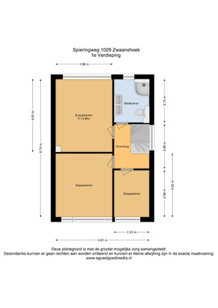 Spieringweg 1029, 2136 LM Zwaanshoek - 1e Verdieping - 2D.jpg