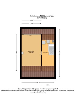 Spieringweg 1029, 2136 LM Zwaanshoek - 2e Verdieping - 2D.jpg