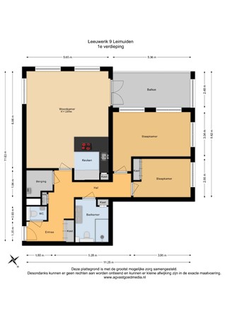 Leeuwerik 9, 2451 WH Leimuiden - 1e verdieping - 2D.jpg