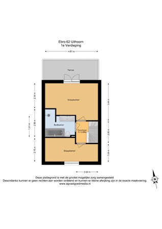 Ebro 62, 1423 AV Uithoorn - 1e Verdieping - 2D.jpg