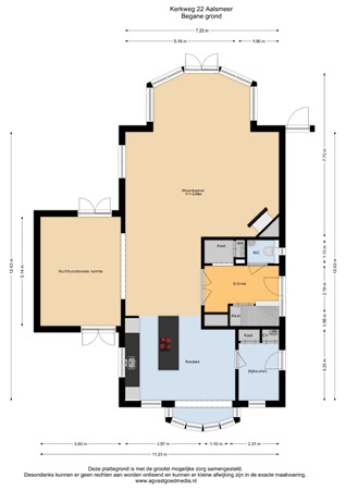 Kerkweg 22, 1432 EJ Aalsmeer - Begane grond - 2D.jpg