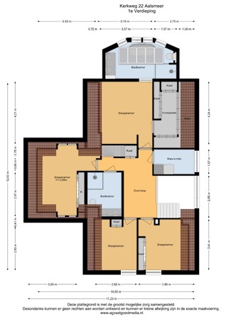 Kerkweg 22, 1432 EJ Aalsmeer - 1e Verdieping - 2D.jpg