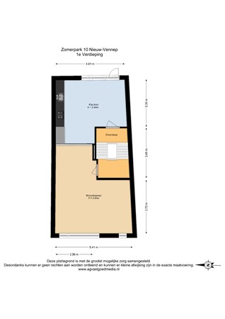 Zomerpark 10, 2151 HA Nieuw-Vennep - 1e verdieping - 2D.jpg