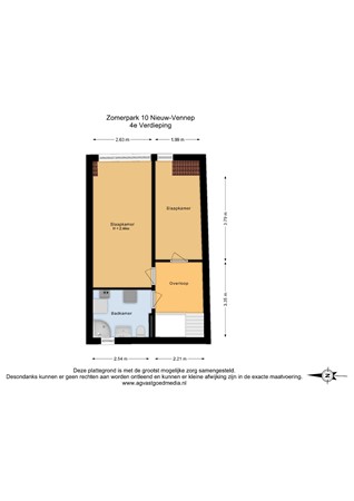 Zomerpark 10, 2151 HA Nieuw-Vennep - 4e Verdieping - 2D.jpg