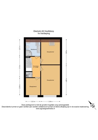 Oksholm 62, 2133 KZ Hoofddorp - 1e Verdieping - 2D.jpg