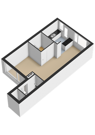 Oksholm 62, 2133 KZ Hoofddorp - Begane grond - 3D.png