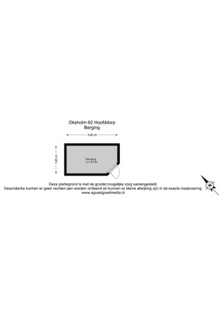 Oksholm 62, 2133 KZ Hoofddorp - Berging - 2D.jpg
