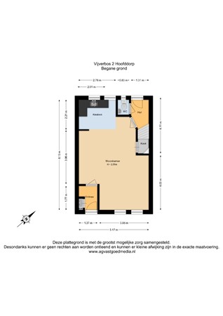 Vijverbos 2, 2134 GS Hoofddorp - Begane grond - 2D.jpg