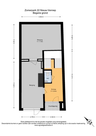 Zomerpark 22, 2151 HA Nieuw-Vennep - Begane grond - 2D.jpg