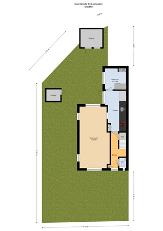 Noordeinde 64, 2451 AH Leimuiden - Situatie - 2D.jpg