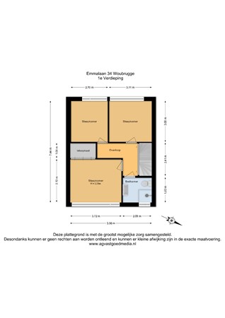Emmalaan 34, 2481 BA Woubrugge - 1e Verdieping - 2D.jpg