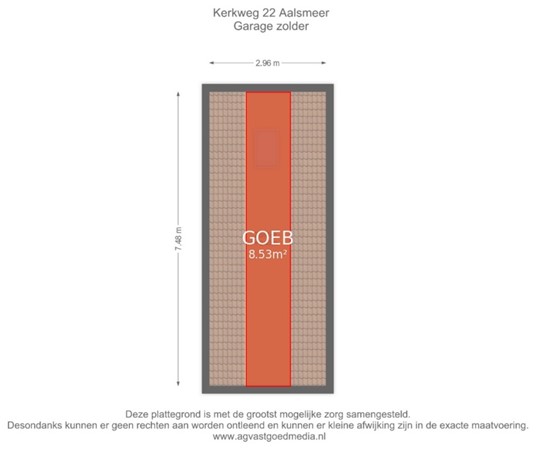Kerkweg 22, 1432 EJ Aalsmeer - Garage zolder - markings.jpg