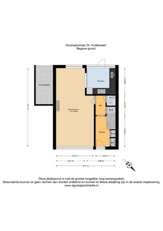 Gozewijnstraat 24, 1433 JB Kudelstaart - Begane grond - 2D.jpg