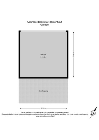 Aalsmeerderdijk 504, 1435 BN Rijsenhout - Garage - 2D.jpg