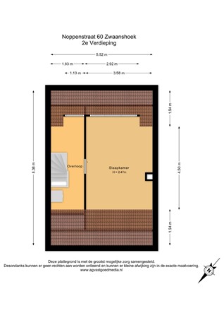 Noppenstraat 60, 2136 AJ Zwaanshoek - 2e Verdieping - 2D.jpg