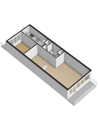 Aidaplein 217, 2402 TD Alphen aan den Rijn - 3D_1e_Verdieping.jpg