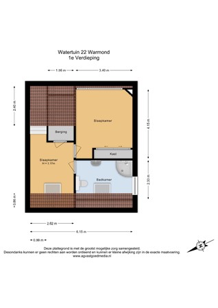 Watertuin 22, 2362 XB Warmond - 1e Verdieping - 2D.jpg