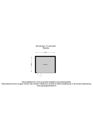 Dennenlaan 13, 2451 XK Leimuiden - Berging - 2D.jpg