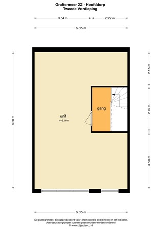 Graftermeerstraat 22H, 2131 AC Hoofddorp - 221007 Plattegrond 2e Graftermeerstraat 22 A-H.jpg