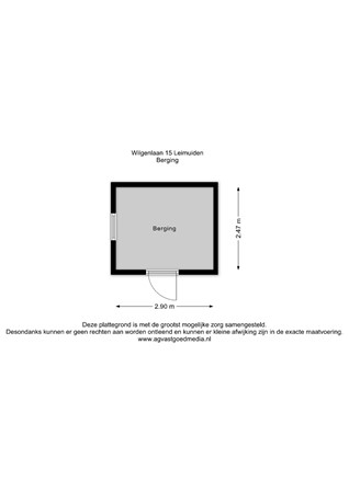 Wilgenlaan 15, 2451 BZ Leimuiden - Berging - 2D.jpg