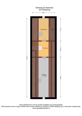 Kerkweg 22, 1432 EJ Aalsmeer - 2e Verdieping - 2D.jpg