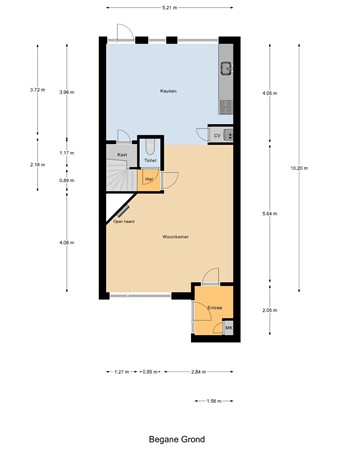 Dennenlaan 8, 2451 XK Leimuiden - Begane_Grond.jpg
