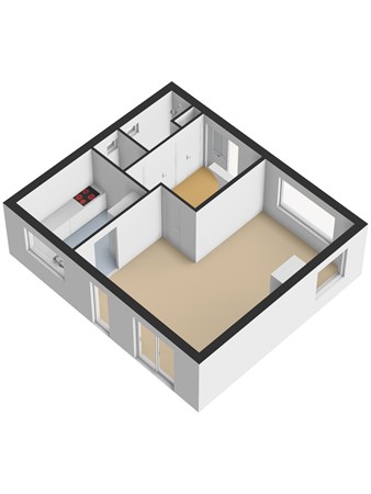 Stougjesdijk 267, 3261 KV Oud-Beijerland - 3D_Begane_Grond.jpg