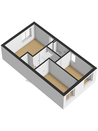 De Meeren 2, 3291 TW Strijen - 3D_1e_Verdieping.jpg
