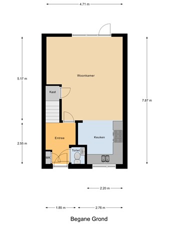 Standerdmolen 8, 3297 TH Puttershoek - Begane_Grond.jpg