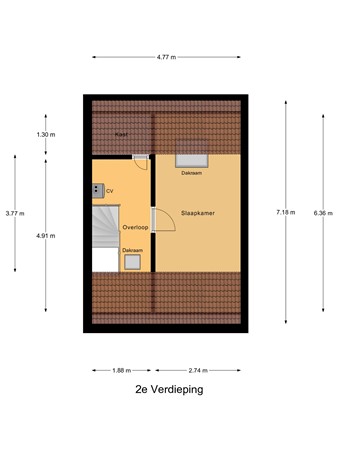 Standerdmolen 8, 3297 TH Puttershoek - 2e_Verdieping.jpg