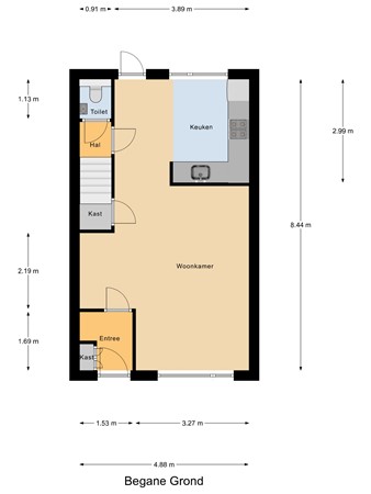 Vioolerf 14, 3295 RH 's-Gravendeel - Begane_Grond.jpg