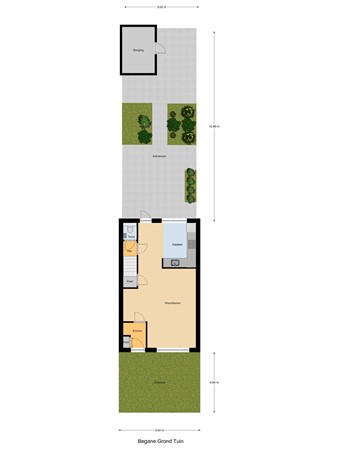 Vioolerf 14, 3295 RH 's-Gravendeel - Begane_Grond_Tuin.jpg